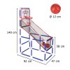 Koszykowka gra zrecznosciowa sportowa przenosny basketball 2 pilki pompka 174758