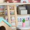 Domek w walizce hotel spa dla zwierzat drewniane mebelki figurki 177560