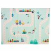 Mata edukacyjna piankowa dwustronna skladana pandy ulica 180 x 200cm 180307