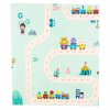 Mata edukacyjna piankowa dwustronna skladana pandy ulica 180 x 200cm 180308
