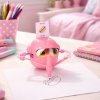 Zabawka interaktywna edukacyjna robot nauka rysowania fiszki mazaki rozowy 180741