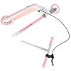 Hulajnoga dla dzieci TRIKE FIX dwukolowa LED skladana podwojne hamulce rozowa 186753