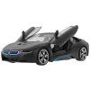 RC auto BMW i8 černé RASTAR model 1:14 + dálkový ovladač 2,4 GHz 2