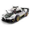 Bílá stavebnice Pagani Zonda R RASTAR 1:28 4