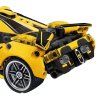 Stavebnice Sportovní auto Žluté 422 dílků 4