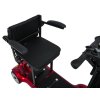 Elektrický skútr EasyGo Čtyřkolový pro seniory Červený 22
