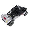 Elektrický skútr EasyGo čtyřkolový pro seniory šedý 14