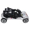 Elektrický skútr EasyGo čtyřkolový pro seniory šedý 15