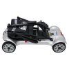Elektrický skútr EasyGo čtyřkolový pro seniory šedý