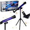 Teleskop edukacyjny ze statywem luneta obserwacyjna 20x 30x 40x 174905