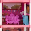 Domek dla lalek willa rozowa DIY 4 poziomy mebelki 106921%282%29