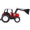 Velké červené autíčko Traktor Buldozer 2v1 s pohyblivým ramenem a lžící 4