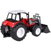 Velké červené autíčko Traktor Buldozer 2v1 s pohyblivým ramenem a lžící 6