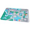 Pastelová dřevěná stavebnice Městečko + Puzzle podložka 115 dílků