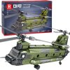 Licencovaná stavebnice Reobrix Vrtulník CH-47 Chinook 1458 dílků
