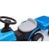 Elektrický traktor A009 s přívěsem modrý 12