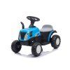 Elektrický traktor A009 s přívěsem modrý 16
