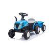 Elektrický traktor A009 s přívěsem modrý 6