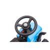 Elektrický traktor A009 s přívěsem modrý 9