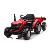 Elektrický traktor HC-306 24 V s přívěsem Červený