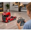 RC Náklaďák Scania 770S Huina S Návěsem Červený 1:18
