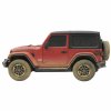 RC auto Jeep Wrangler Rubicon Rastar 1:24 červené blátivé