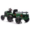 Elektrický traktor CH9959B s přívěsem 24 V Tmavě zelený