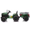 Elektrický traktor CH9959B s přívěsem 24 V Tmavě zelený