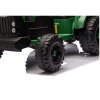 Elektrický traktor CH9959B s přívěsem 24 V Tmavě zelený