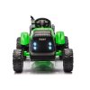 Elektrický traktor CH9959B s přívěsem 24 V světle zelený 3