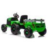 Elektrický traktor CH9959B s přívěsem 24 V světle zelený
