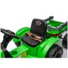 Elektrický traktor CH9959B s přívěsem 24 V světle zelený 7