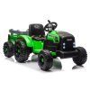 Elektrický traktor CH9959B s přívěsem 24 V světle zelený