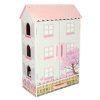 Domeček pro panenky Lulilo Papilio 80 cm dřevěný růžový 8