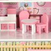 Domek dla lalek drewniany Lulilo Papilio rozowy 80cm 165953