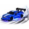 RC auto dálkově ovládané sportovní s funkcí driftu 4x4 1:24 modré 2