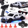 RC auto dálkově ovládané sportovní 4x4 s funkcí driftu bílé