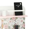 Dětská kuchyňka LULILO FLORA dřevěná MDF růžová 6