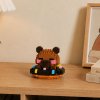 Stavebnice Figurka Mini Kapybara Na Donutu Hnědá 306 dílků 3