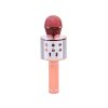 Bezdrátový karaoke mikrofon Bluetooth reproduktor růžový 8