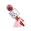 Bezdrátový karaoke mikrofon Bluetooth reproduktor růžový 9