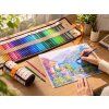 Pastelky profesionální umělecké H&B sada 72 ks s penálem 5