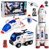 Velký vesmírný set Stanice Raketa Raketoplán Průzkumné vozidlo Astronauti