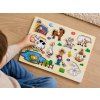 Dřevěné puzzle Farma s úchyty 10 dílků 3