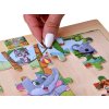 Dřevěné puzzle Divoká zvířata 40 dílků 6