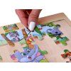 Dřevěné puzzle Divoká zvířata 40 dílků