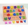 Puzzle Vzdělávací Abeceda Písmenka dřevěné 26 dílků 4