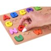 Puzzle Vzdělávací Abeceda Písmenka dřevěné 26 dílků