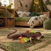 Gumová figurka ještěrka Agama blanitá roztažitelná 13 cm 4