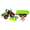 Traktor rozebíratelný s přívěsem pro děti 3+ Aku šroubovák + Šroubovák + Buldozer 2